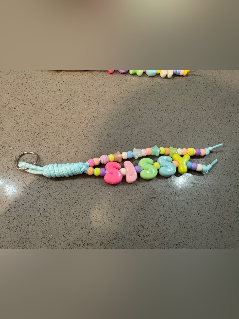 Pastel Beaded Kids Name Bracelet - Multicolor